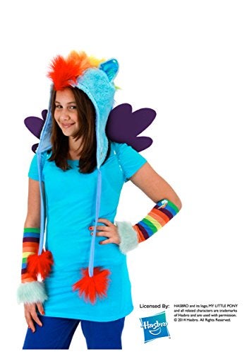 Elope My Little Pony Rainbow Dash Hoodie Hat - Image 1