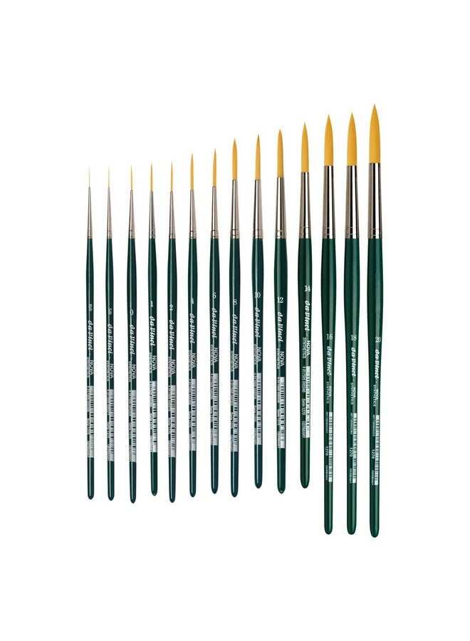 Da Vinci Brushes Nova Series 1270 Lettering/Liner Brush, Medium Pointed Synthetic, Size (6)