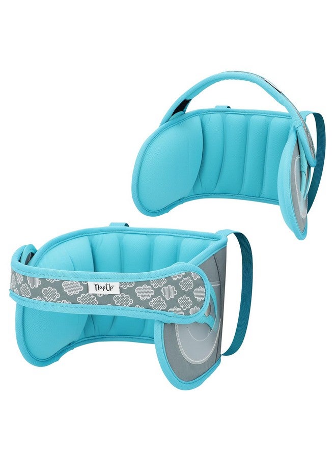 NAPUP Kids Head Holder for Car Seat - Adjustable Polyester Carseat Head Support for Toddler (Teal) - Image 2