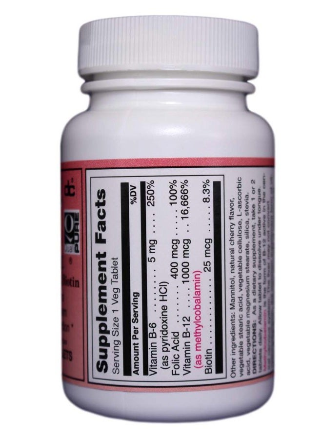 Dee Cee Laboratories Dee Cee Labs Unique B-12 Sublingual B Vitamins 90 vegi caps - Image 2