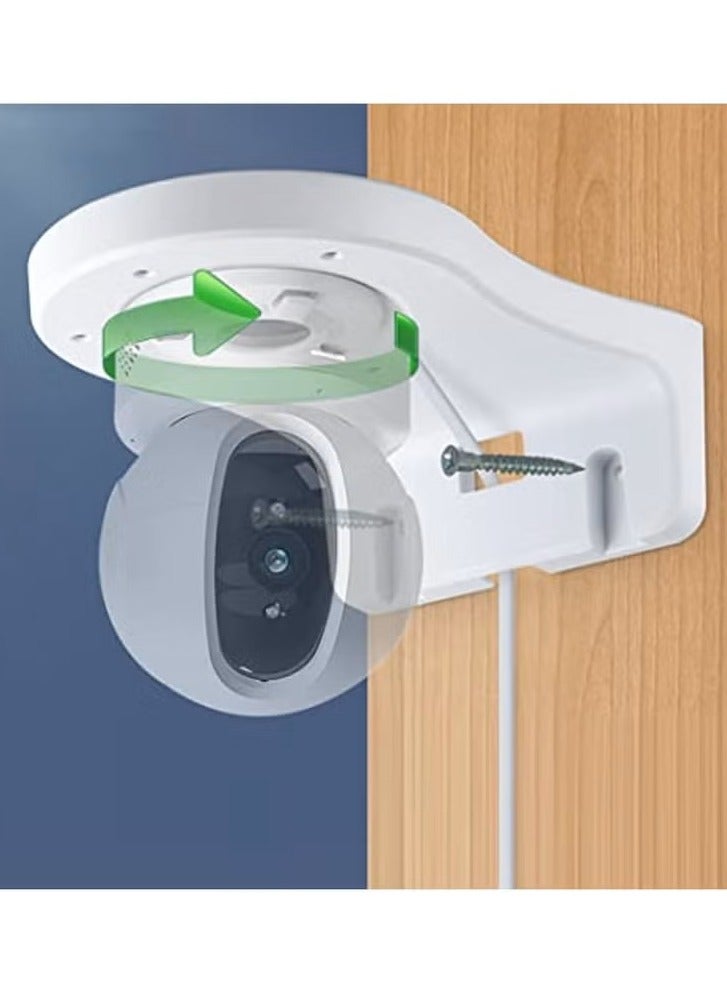 In Air 4 Pcs Of Household Intelligent Monitoring Camera Wall Mounted Bracket, Monitoring Base Fixed Bracket, Easy To Install - Image 3