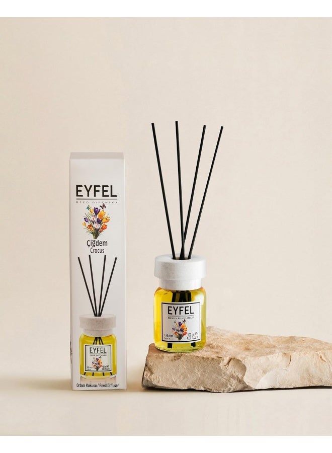 EYFEL eyfel eau de parfum Reed Diffusers for Home – Crocus Reed Diffuser Set - Image 3
