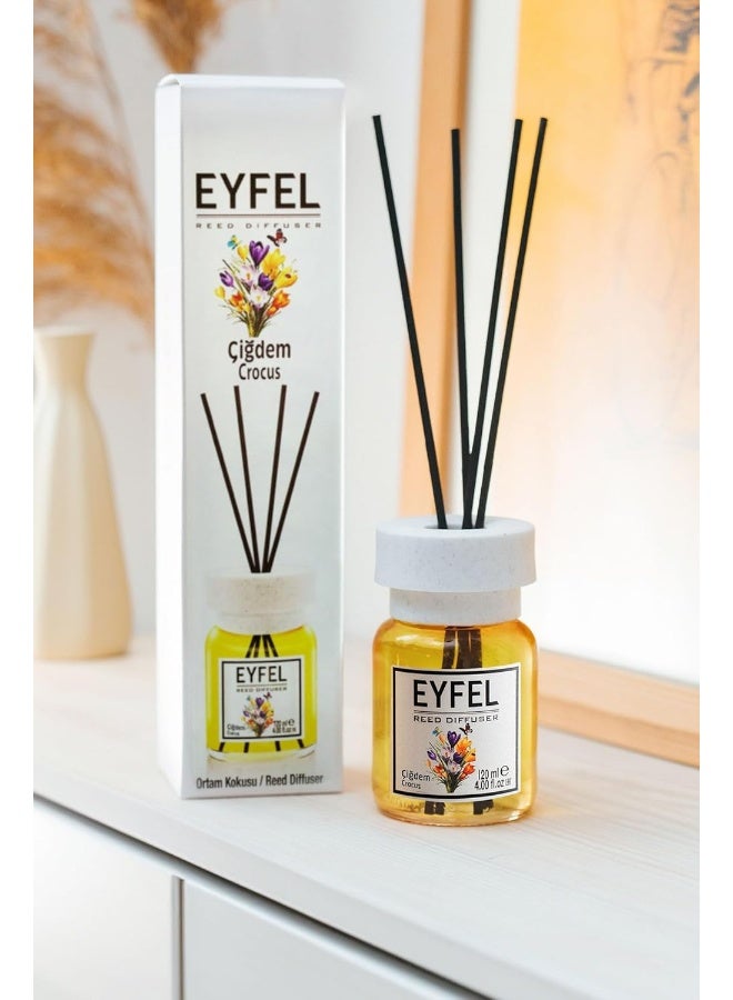 EYFEL eyfel eau de parfum Reed Diffusers for Home – Crocus Reed Diffuser Set - Image 5