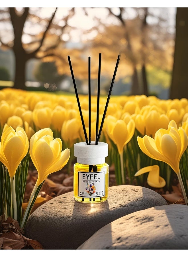 EYFEL eyfel eau de parfum Reed Diffusers for Home – Crocus Reed Diffuser Set - Image 2