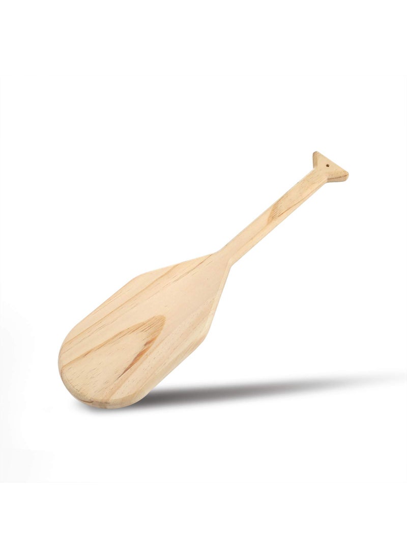 Pllieay Pllieay 15 Inch Wooden Paddle Unfinished Solid Pine Paddle with Oar Shape Natural Color Wood Greek Paddle Craft Great for Craft Lovers 