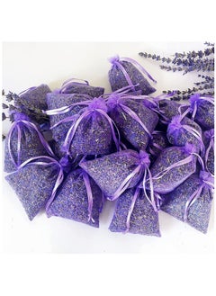 SYOSI 5A Lavender Sachet 10g 10pcs Natural Lavender Dried Flower Bag Scent Sachet Drawer Freshener Premium Grade Dried Lavender Deodorizer Freshener for Drawers and Closets Home Car Fragrance Product  - Image 1