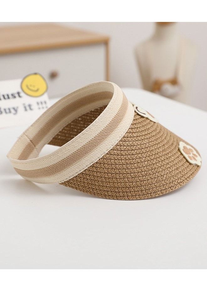Generic - Children's Sun Hat Cartoon Empty Top Sunshade and Sunscreen Hat - Image 1