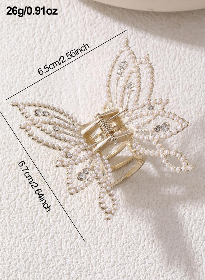 تايك تو مشبك شعر منمق بلؤلؤ صناعي - Image 4