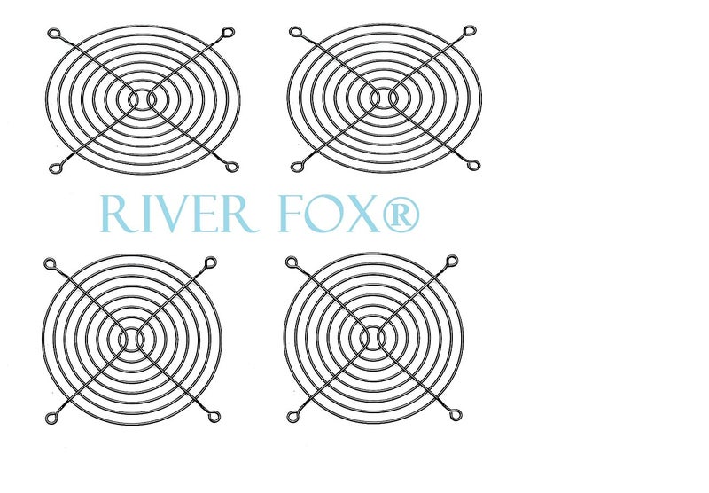 RIVER FOX ® 120mm Fan Grill/Guard - Stainless Steel - Image 2