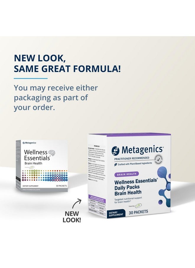 Metagenics - Metagenics Wellness Essentials Brain Health - Comprehensive Support for Cognitive Function and Brain Health* - 30 Daily Packets - Image 1