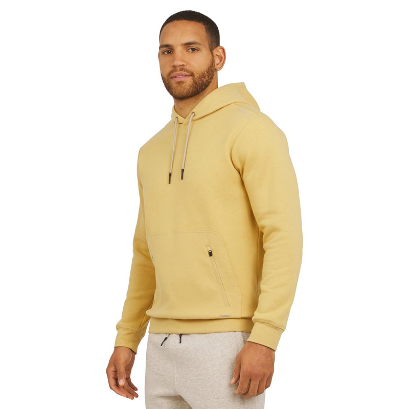 Motion Men's Regular Fit Active Performance Heavyweight Fleece Hooded Sweatshirt, Curry, Large - Image 1