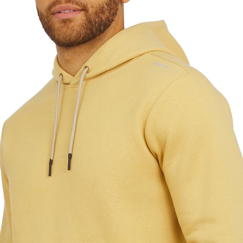 Motion Men's Regular Fit Active Performance Heavyweight Fleece Hooded Sweatshirt, Curry, Large - Image 2
