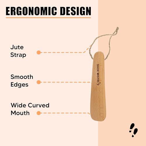 Shoe mistri Premium Shoehorn for Seniors, & Adults – Long-Handled, Durable Shoe Helper Tool for Easy Shoe Wearing Stick – Lightweight & Ergonomic Design - Image 3