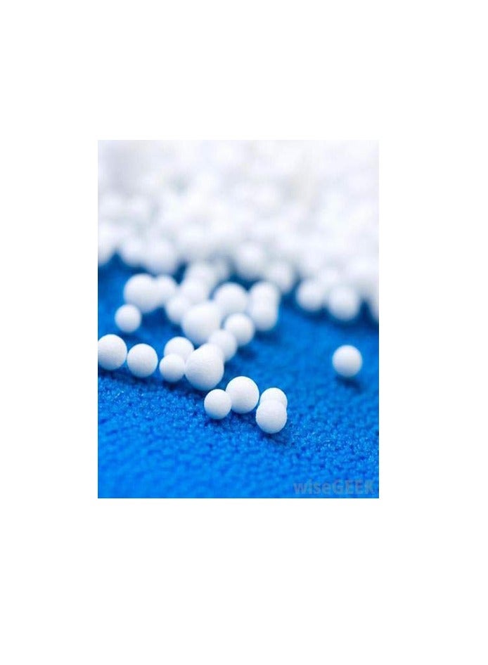 Fluffy Premium Leather Fabric Classic Blue & Black Bean Bag XXXL - Image 5