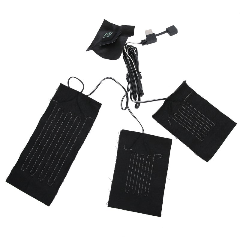 USB Heating Pad Soft Waterproof Fabric 1Pc Uniform Heating Portable Heating Pad - Washable Heating Cloth Electric Heating Pad for Outdoor Winter Camping - Image 1