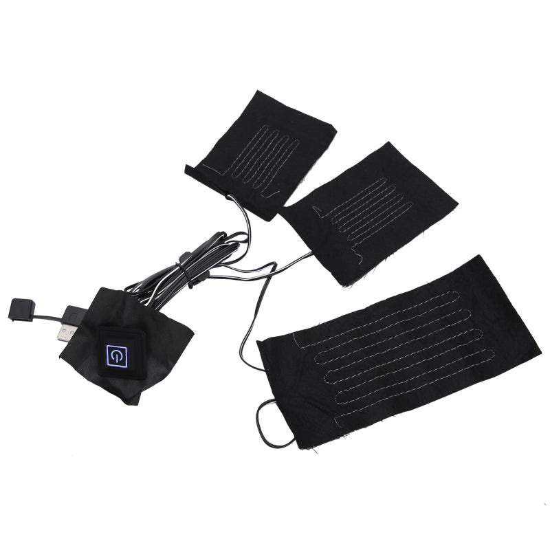 USB Heating Pad Soft Waterproof Fabric 1Pc Uniform Heating Portable Heating Pad - Washable Heating Cloth Electric Heating Pad for Outdoor Winter Camping - Image 3