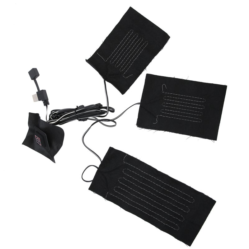 USB Heating Pad Soft Waterproof Fabric 1Pc Uniform Heating Portable Heating Pad - Washable Heating Cloth Electric Heating Pad for Outdoor Winter Camping - Image 5