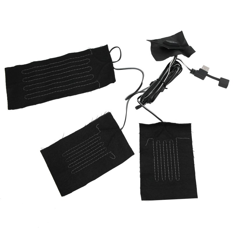 USB Heating Pad Soft Waterproof Fabric 1Pc Uniform Heating Portable Heating Pad - Washable Heating Cloth Electric Heating Pad for Outdoor Winter Camping - Image 2