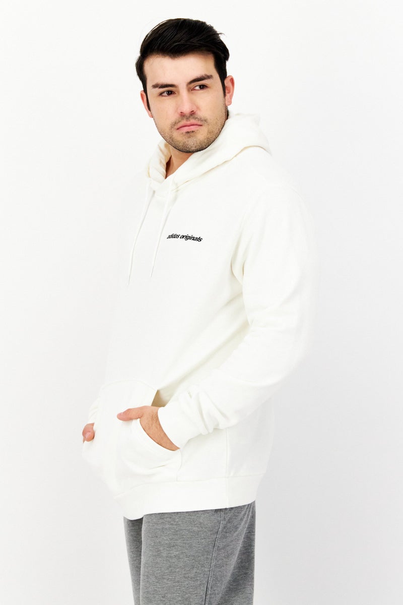 adidas Originals Men Sportswear Fit Outdoor Hoodie, Off White  - Image 2