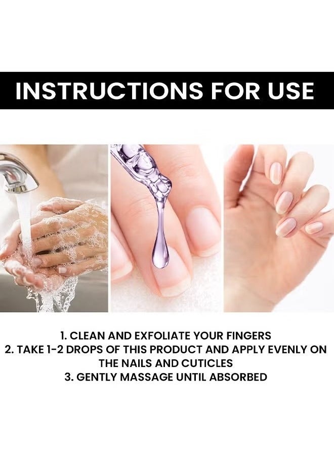 West&Month Nails Strengthen Cuticle Oil for Repair Onychomycosis,Strengthen Nail Cuticles,Care for Nails, Moisturizes and Brightens Nails, 15 ml  - Image 2