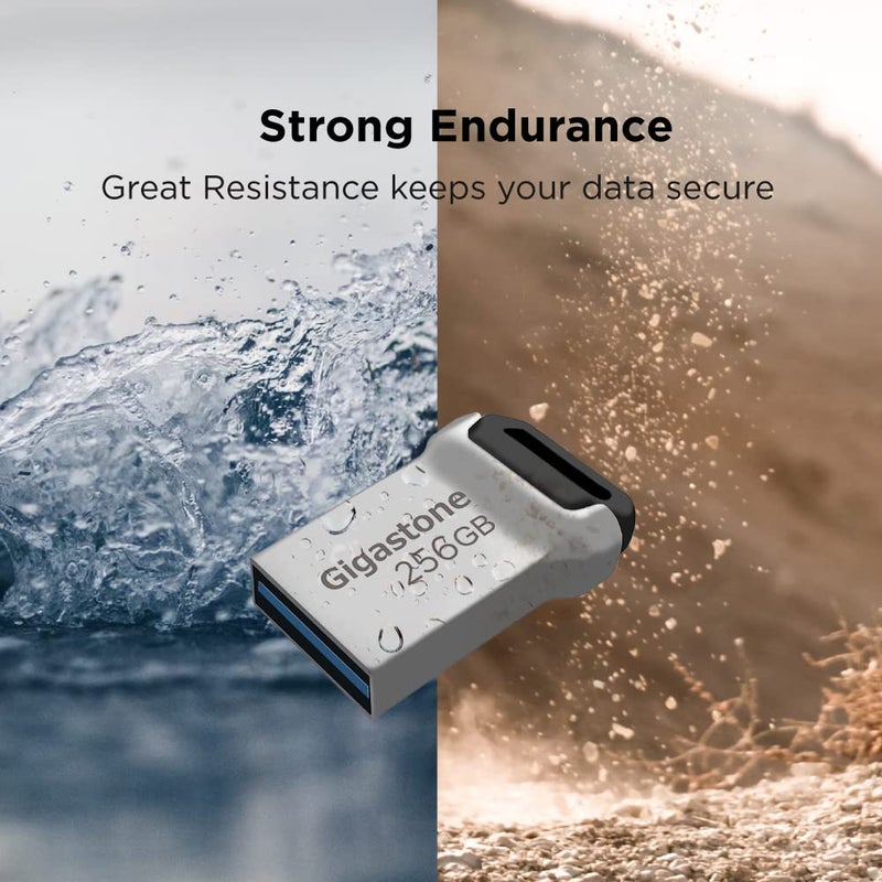 GIGASTONE 256GB Nano Flash Drive, Z90 USB 3.2 Gen 1, 120MB/s Ultra Fast, Super Lightweight, Mini Fit Robust Metal Design, Data Storage, Backup for PC/Mac/TV/Car, USB 2.0/3.0/3.1 Compatible - Image 5