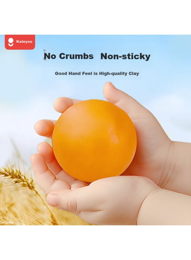 Coloyou 12-color Flour Clay, Non-toxic Food-grade Flour Clay For Children, Handmade Non-extra Light Clay, Birthday Gift - Image 5