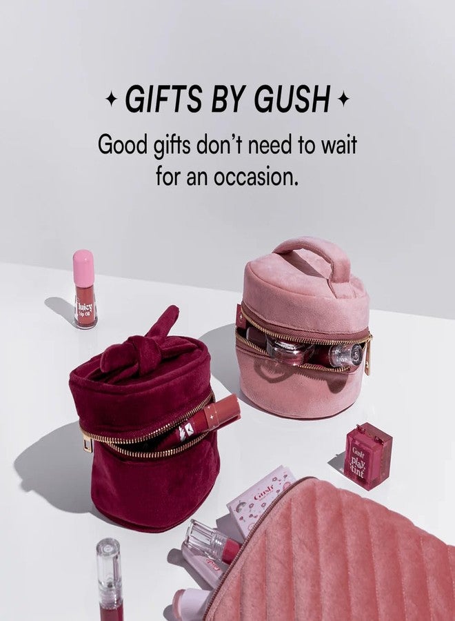 Gush Beauty Lip Service Glaze Lip Oil Gloss 3-in-1 Gift Set For Women- Juicy Glossy Lips with Skin-Loving Hydration - Image 5