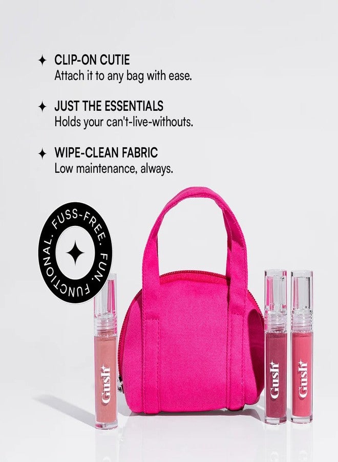 Gush Beauty Lip Service Glaze Lip Oil Gloss 3-in-1 Gift Set For Women- Juicy Glossy Lips with Skin-Loving Hydration - Image 2