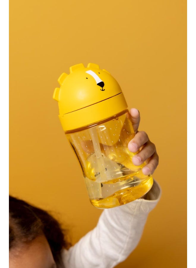 Trixie Tritan™ Spill Proof Straw Bottle - 300ml - Mr. Lion - Image 5