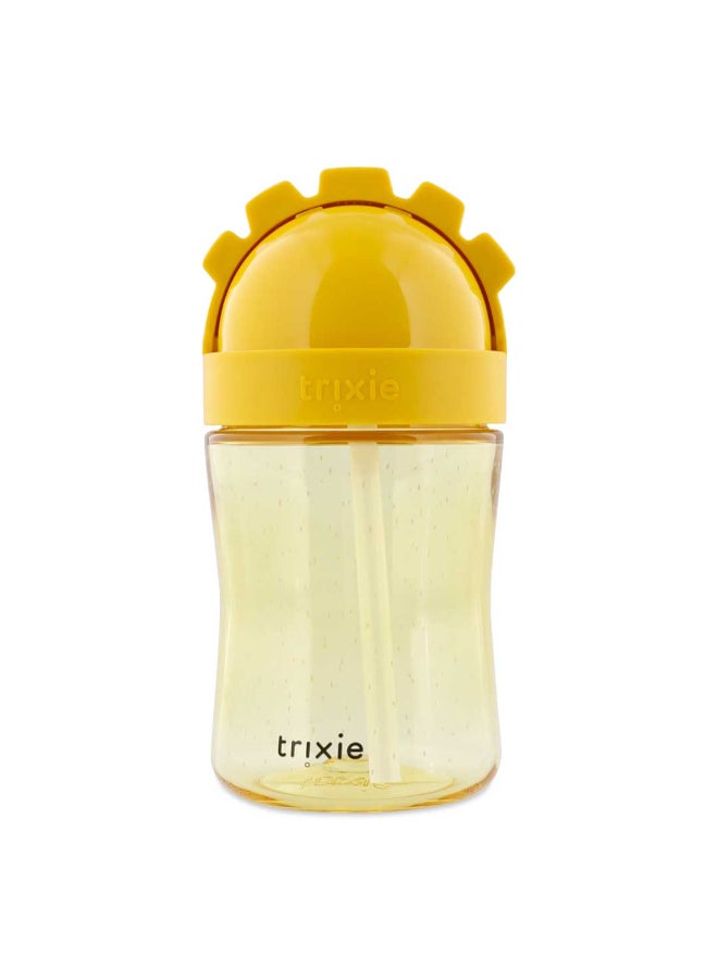 Trixie Tritan™ Spill Proof Straw Bottle - 300ml - Mr. Lion - Image 3