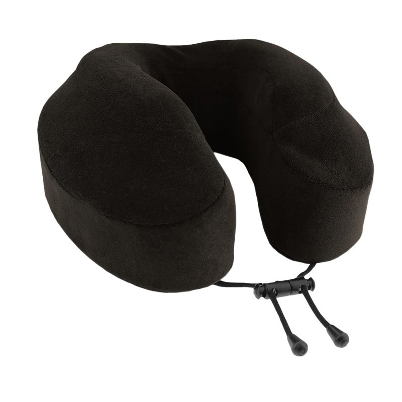 Cabeau Evolution Classic 100% Memory Foam Travel Neck Pillow for Airplanes and Travel, 360-Degree Support Backed by Sleep Science, Midnight - Image 1