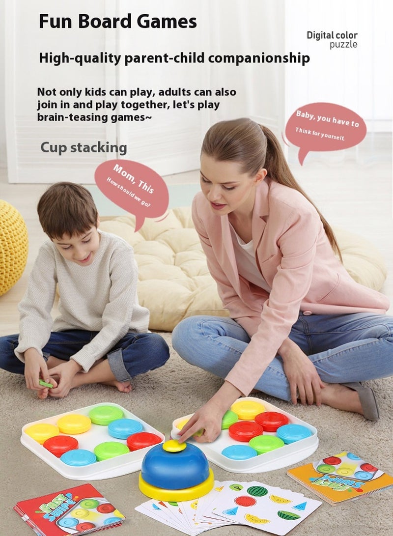 Sharpdo Color Matching Jigsaw Puzzle-Racing Ice Hockey Jigsaw Puzzle Game Children's Logic and Thinking Training Parent-Child Interaction Two-Player Battle Table Games Toys - Image 2