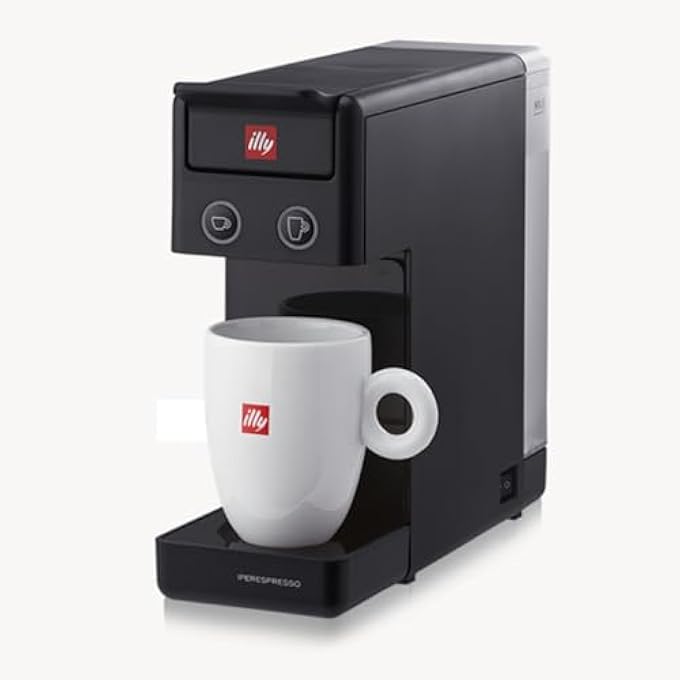Illy Y33 Black Iperespresso Coffee Machine With White Milk Frother Bundle Pack - Image 4