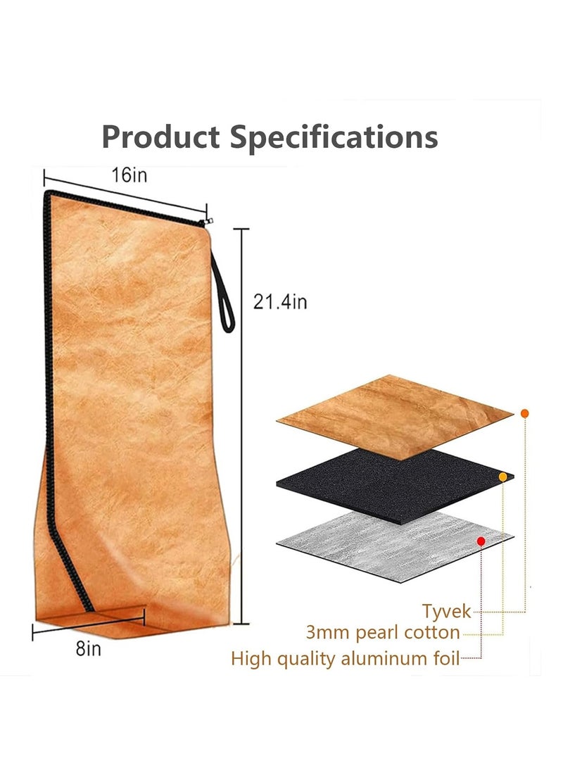 BBQ Blanket for Resting Meat, Lightweight Foldable BBQ Resting Blanket, Insulated Meat Resting Bag, Waterproof Reusable BBQ Right Meat Bags for Beef Brisket Turkey Brine Bag and Rest Blanket (2-PCS) - Image 2