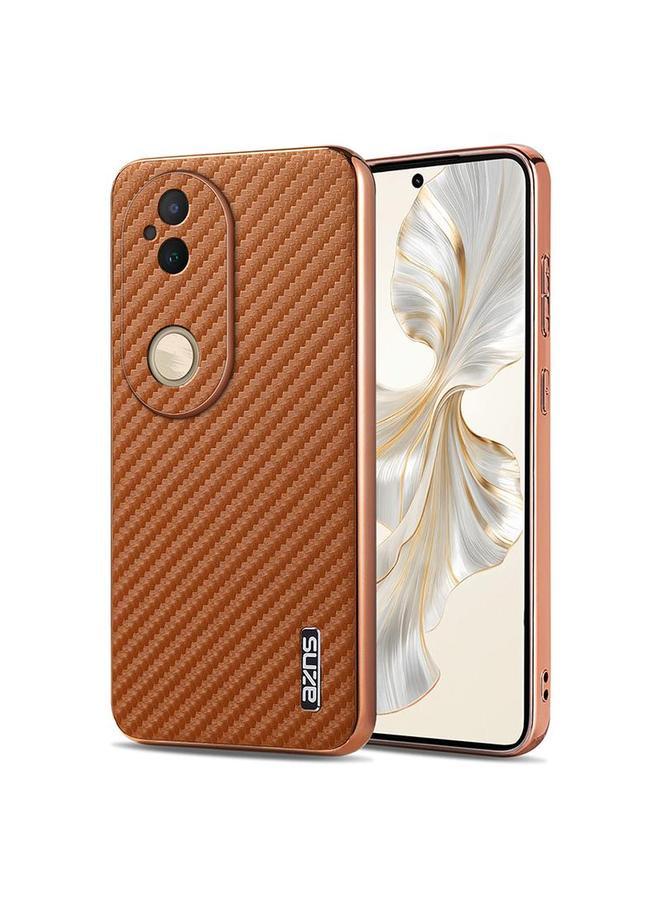 The Bros Case For vivo S20 Electroplated Edge Carbon Fiber Texture Phone Case