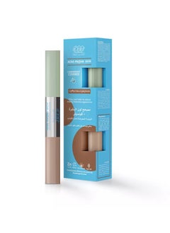 Eva EVA SKIN CLINIC ACNE-PRONE CORRECTOR + CONCEALER 2 × 6 ML 