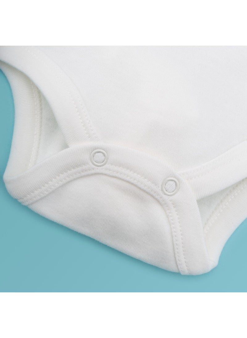 5-Piece Baby Undershirt Bodysuit with Snap Fasteners White 100% Cotton - White Baby Bodysuit - pzsku/Z45B776157ABB12AB4C29Z/45/_/1728059905/cd043ec0-7377-48a1-96a3-7fdfa0b98cda