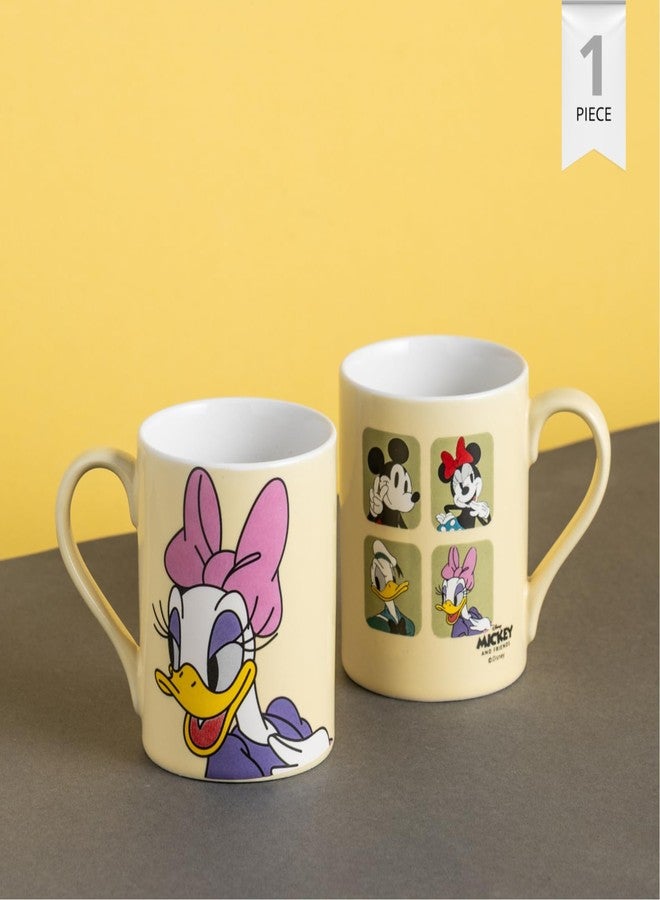 Clay Craft - Official Disney Mugs : Daisy Duck Print, Fine Ceramic Coffee Mug, 360 Ml |Cartoon Character Gift Mug for Kids & Adults | Microwave & Dishwasher Safe - Image 2