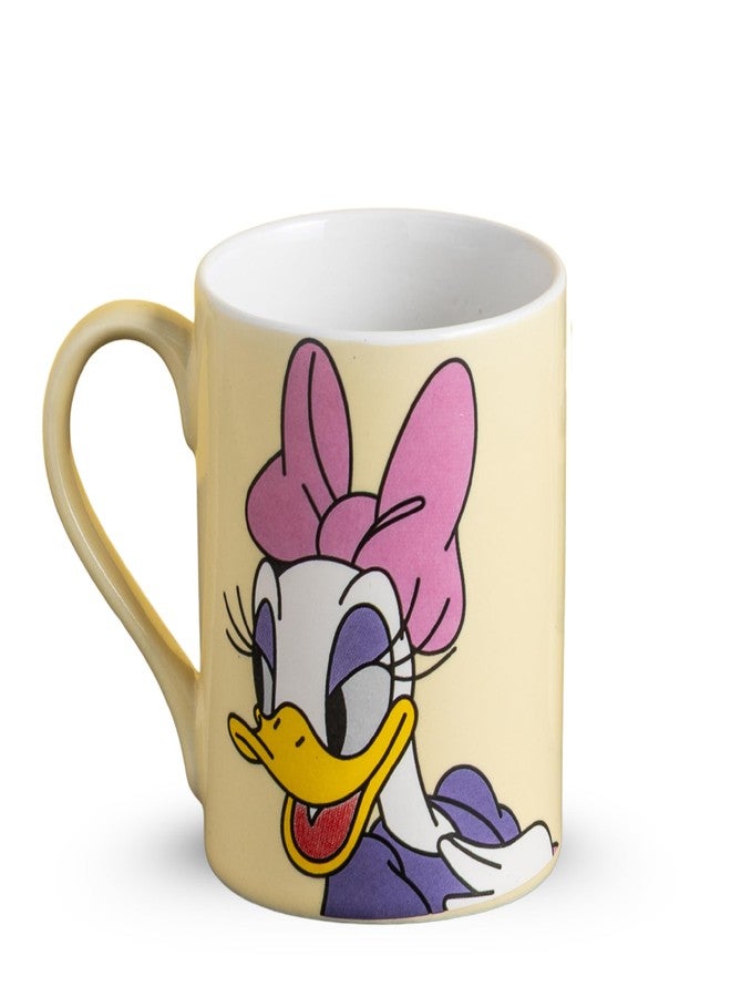 Clay Craft - Official Disney Mugs : Daisy Duck Print, Fine Ceramic Coffee Mug, 360 Ml |Cartoon Character Gift Mug for Kids & Adults | Microwave & Dishwasher Safe - Image 4
