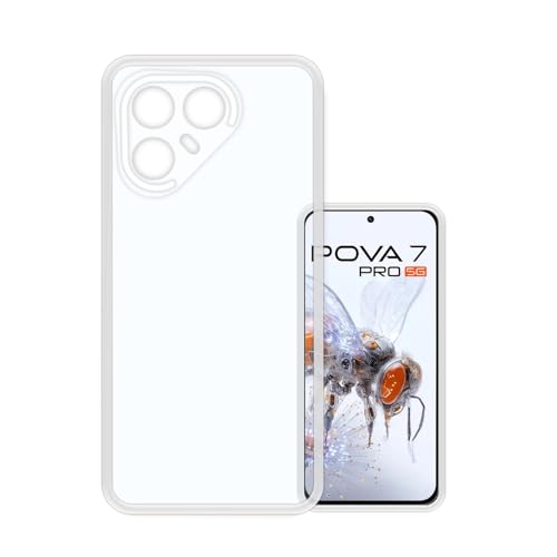 VIDO غطاء خلفي شفاف VIDO لهاتف Tecno Pova 7 Pro 5G (ناعم ومرن وحماية للكاميرا) - Image 1