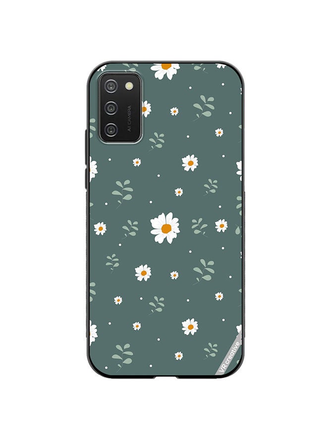 VR CREATIVE Protective Case Cover For Samsung Galaxy A02s Flower Design Multicolour - Image 1