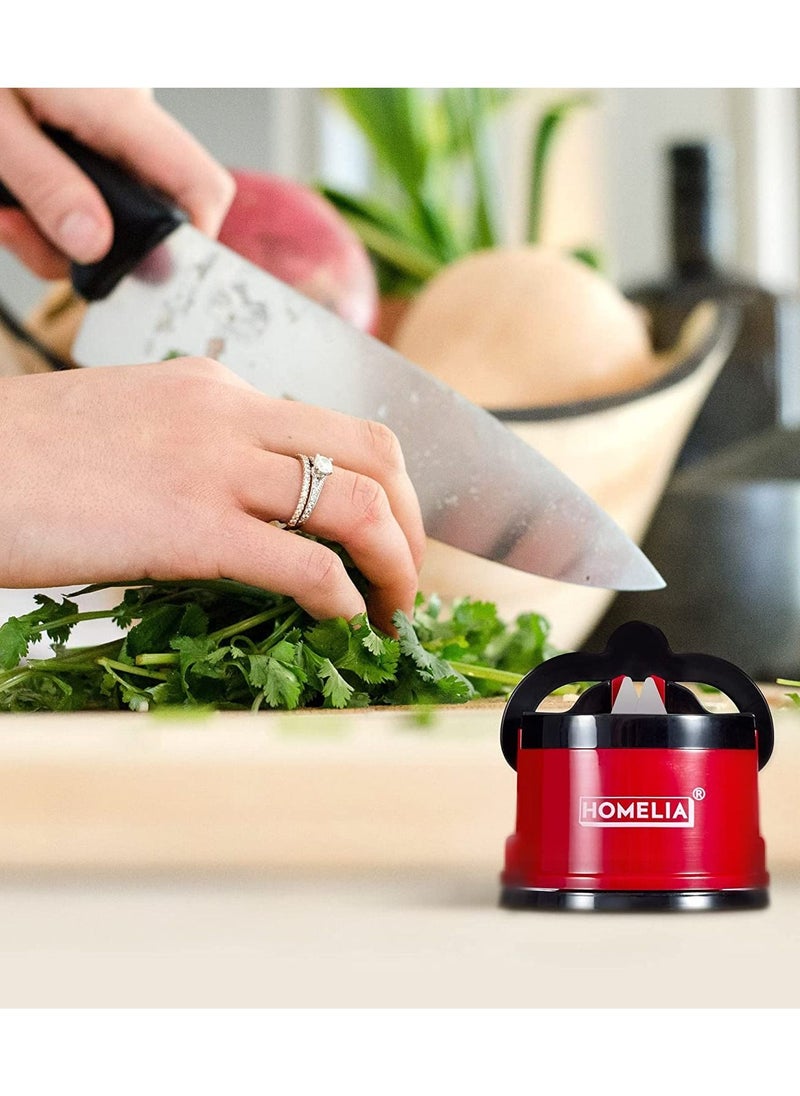 SYOSI Knife Sharpener - Kitchen Knife Sharpeners - Pocket Knife Sharpener - Manual Blade Sharpener - Worksharp Sharpeners - 2PCS  - Image 2