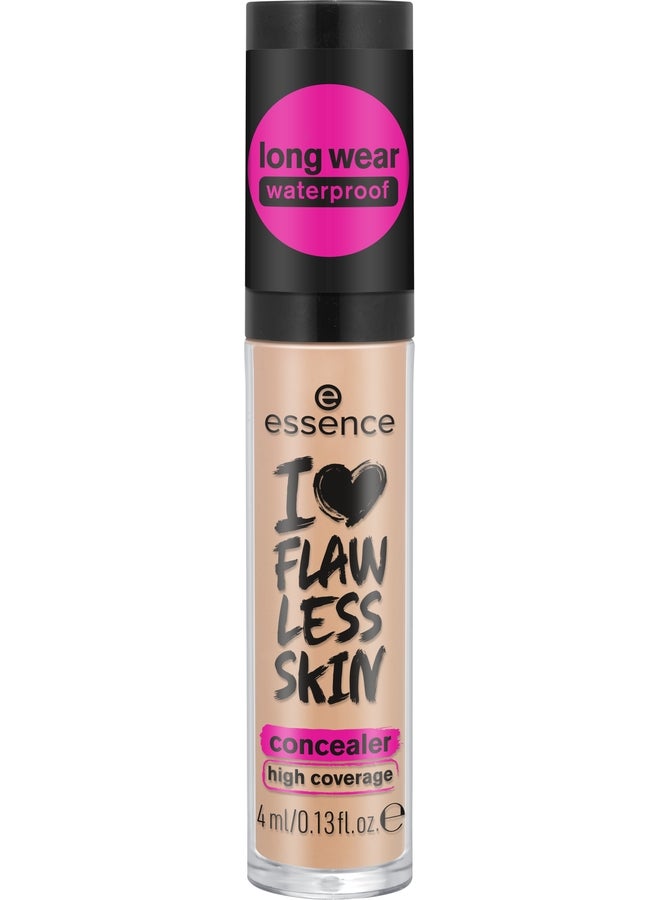 Essence I Love Flawless Skin Concealer | 40 Dark Beige | Waterproof & Hydrating Formula | Lightweight High Coverage | Natural Glow Finish | Perfect for Blemishes, Redness & Under Eye Circles | 4 ml Dark Beige 40 - Image 2