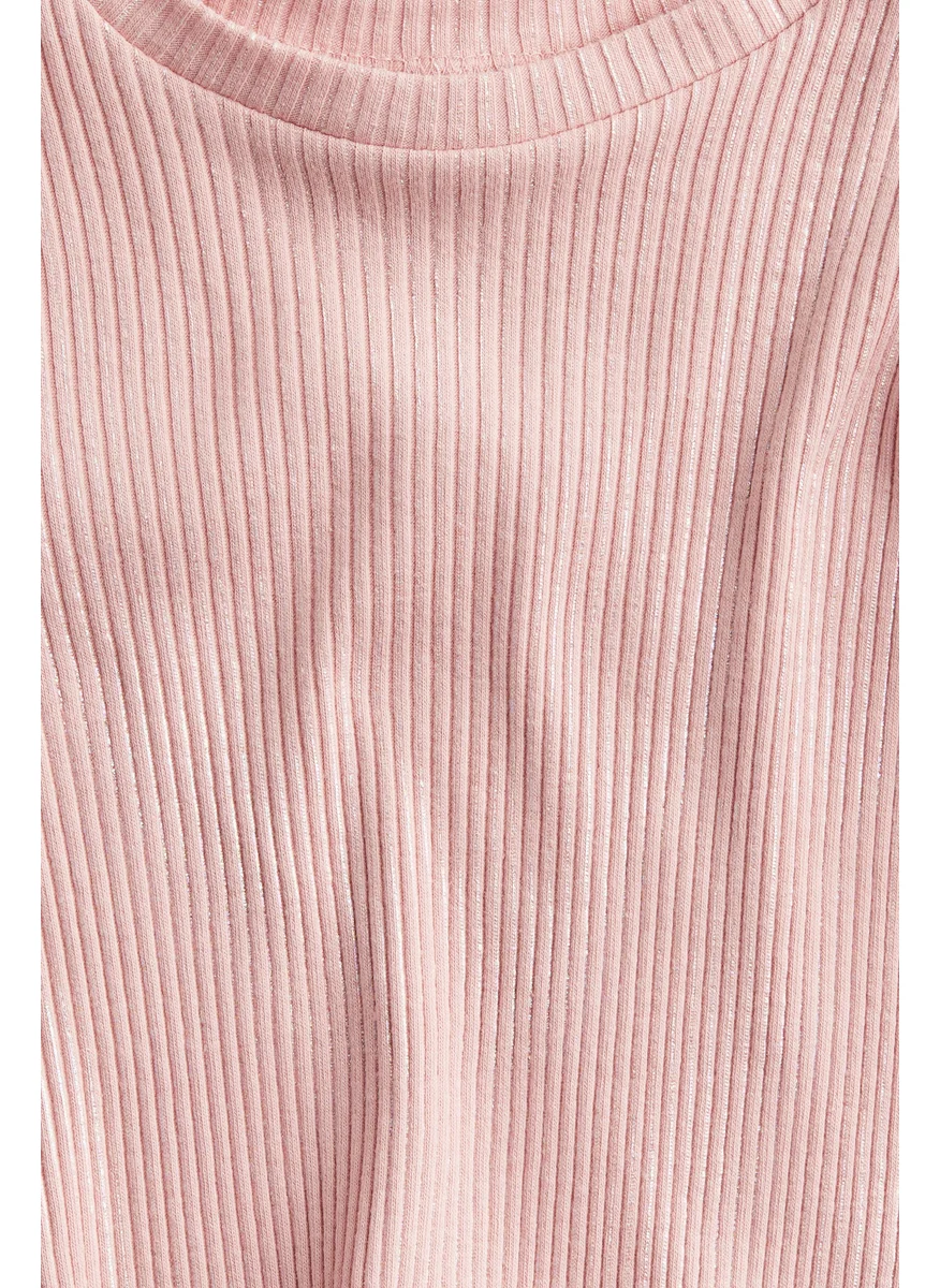 اتش اند ام Flare-Sleeve Jersey Top