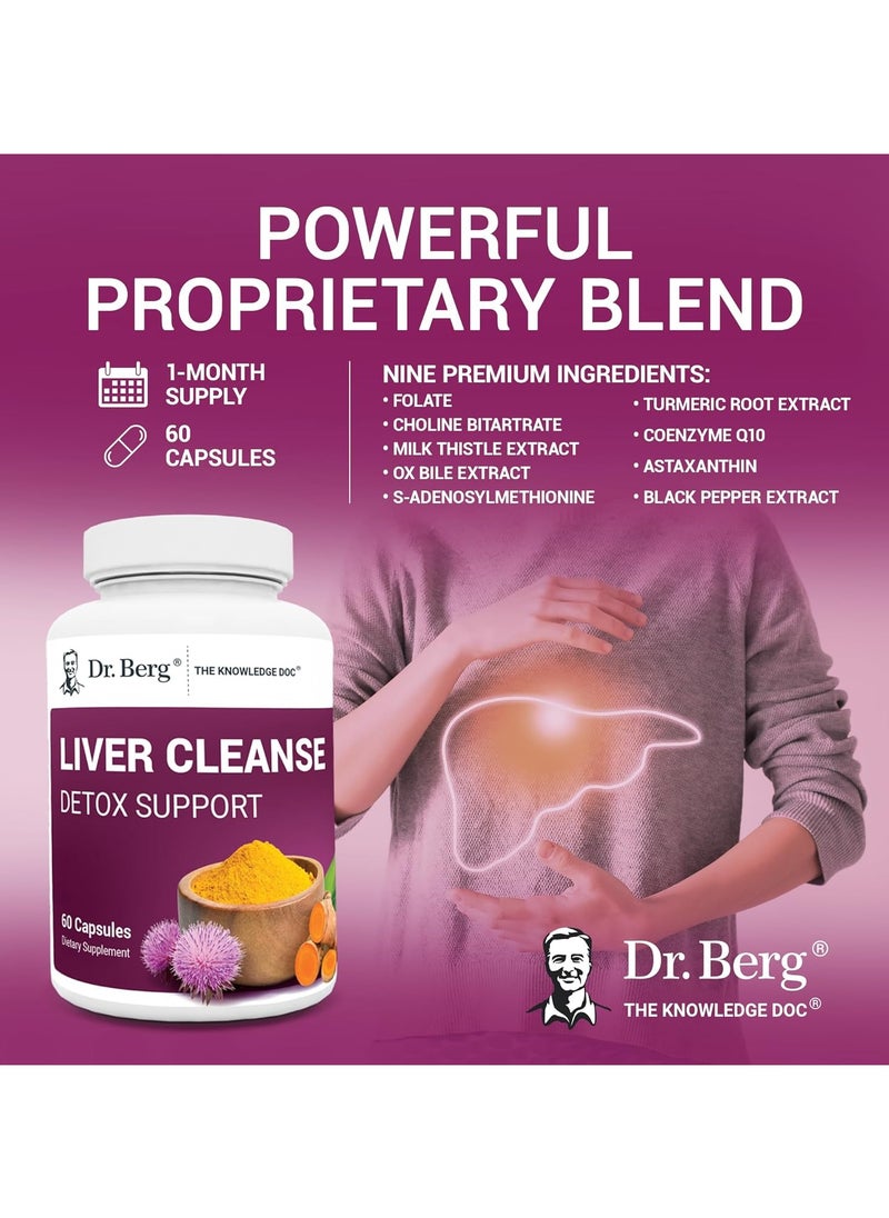 Dr. Bergs Nutritionals - Liver Cleanse Detox Support, 60 Capsules - Image 1