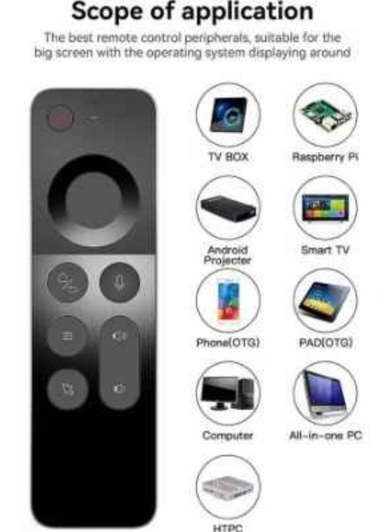 W3 2.4G Wireless Voice Air Mouse For Android - Image 2