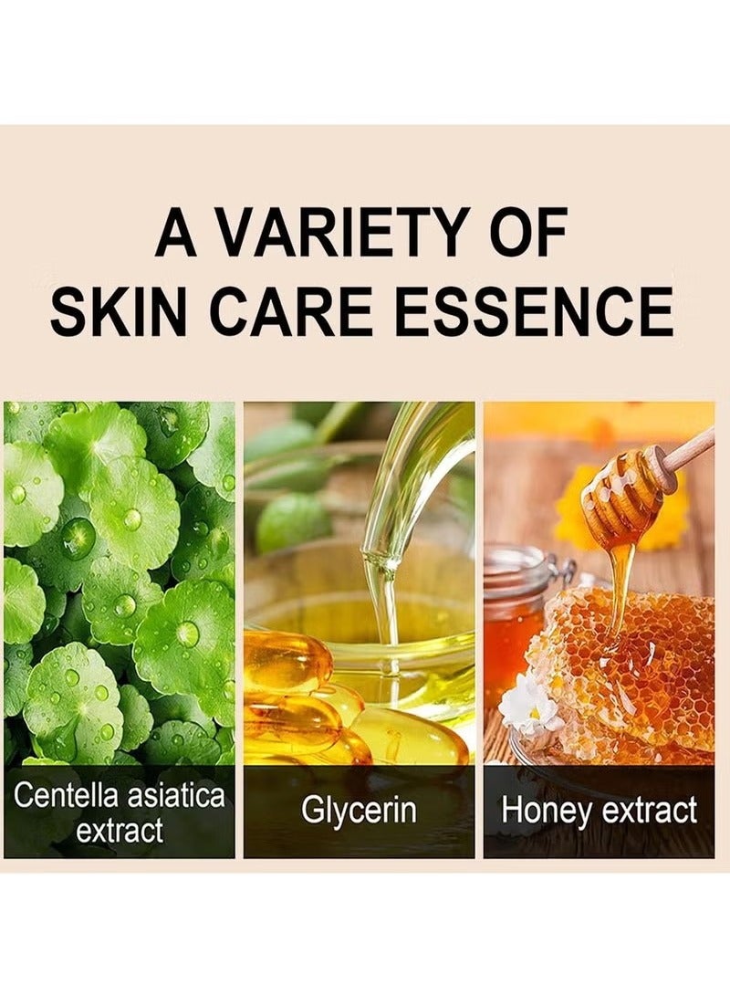 ibcccndc Color Correcting CC Cream,Hydrating CC Cream Foundation with Centella Asiatica Multi-Purpose Pre-makeup Primer Moisturizing Facial Concealer Sunscreen Full-Coverage CC Cream with SPF 25, Dark - Image 4