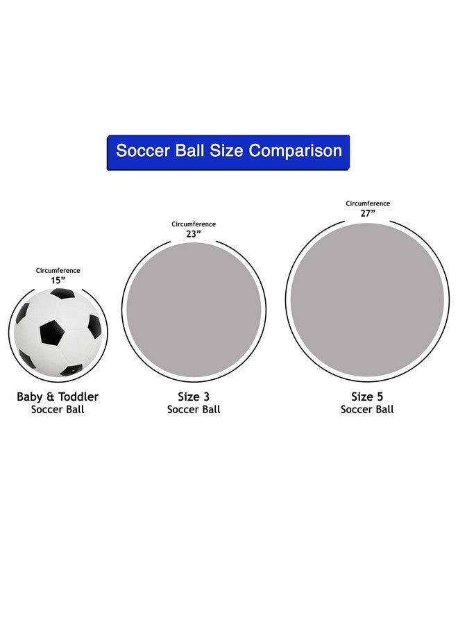 Botabee Mini Soft Kids - Soccer Balls for Toddlers & Babies - Perfect for Developing Motor Skills and Safe Play Indoors and Outdoors -Toddler Soccer Goal Toys & Baby Soccer Goals (Pack of 3) - Image 3