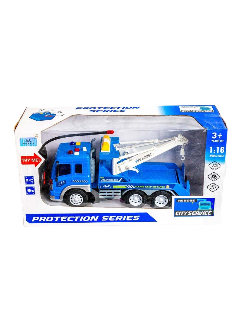 Crane Truck Protection Series 1:16 City Service with Remote Control - SY755K-J08