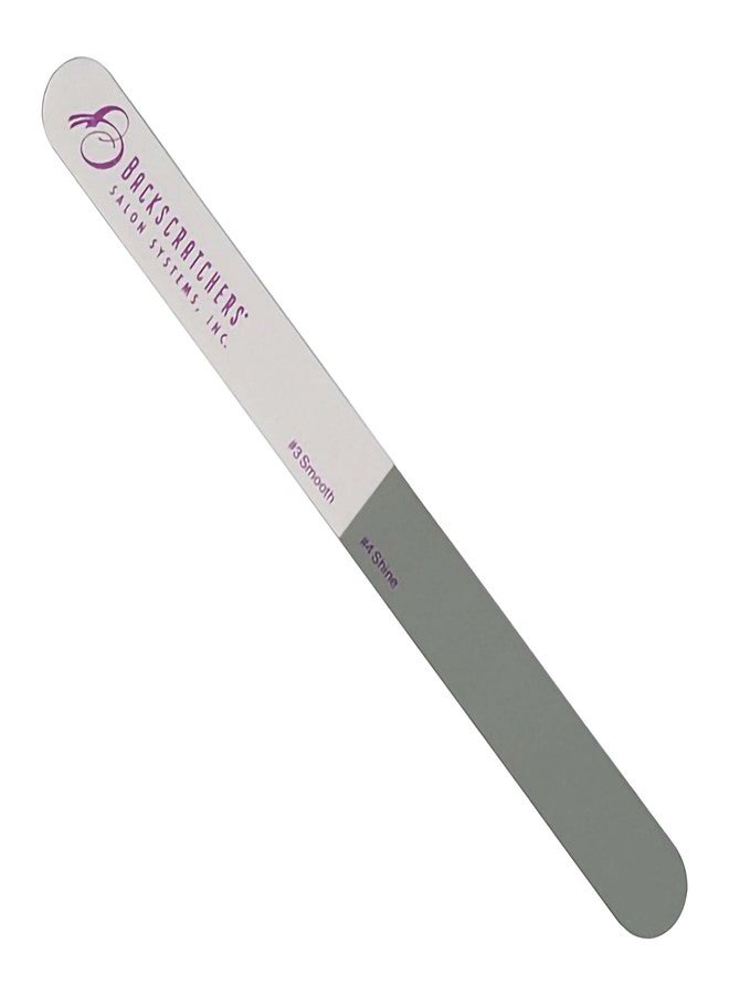 BACKSCRATCHERS 2+2 File and Buffer - Double Sided- Shining and Smoothing Nail File - Image 1